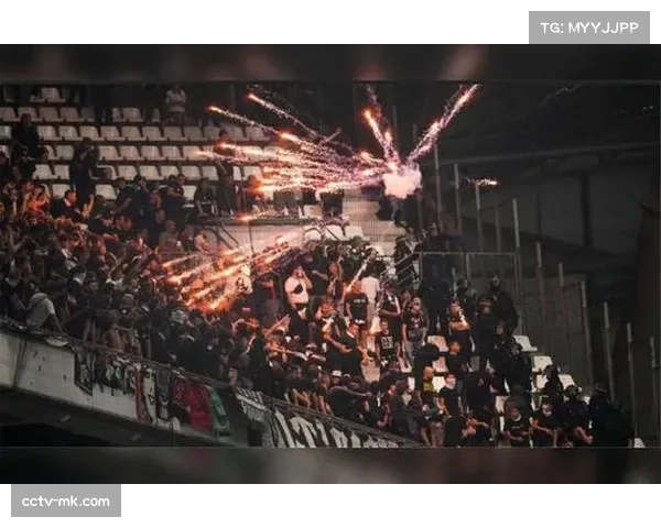 马赛对阵里尔比赛因场外投掷烟火中断15分钟，警方介入调查。